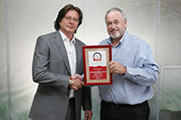 Receiving Best of Budapest award in 2013